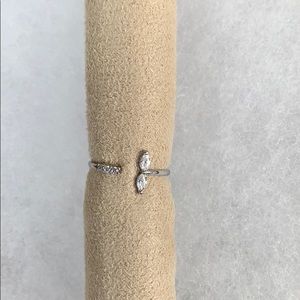 Stackable silver ring